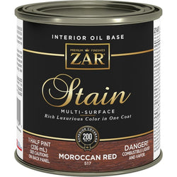 ZAR 51706 .5Pt Moroccan Red Wood Stain-1PK