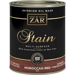 ZAR 51712 Qt Moroccan Red Wood Stain-1PK