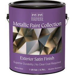 Modern Masters 337174 1gal Exterior Metallic Restoration Nickel Paint-1PK LANC-367044