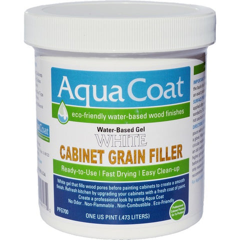 Aqua Coat 300-700-0Pt White Cabinet Grain Filler-1PK LANC-367247