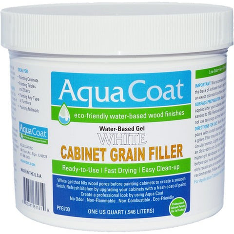 Aqua Coat 300-700-02 qt White Cabinet Grain Filler-1PK LANC-367248