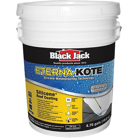 Gardner Gibson 5576-1-30 5's Black Jack White Eterna-Kote Silicone Roof Coating-1PK LANC-368679