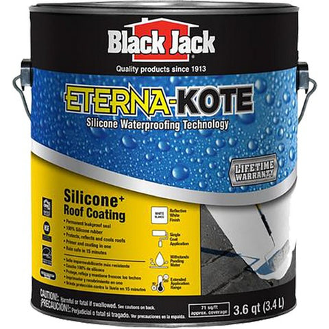 Gardner Gibson 5576-1-20 1's Black Jack White Eterna-Kote Silicone Roof Coating-1PK LANC-368680