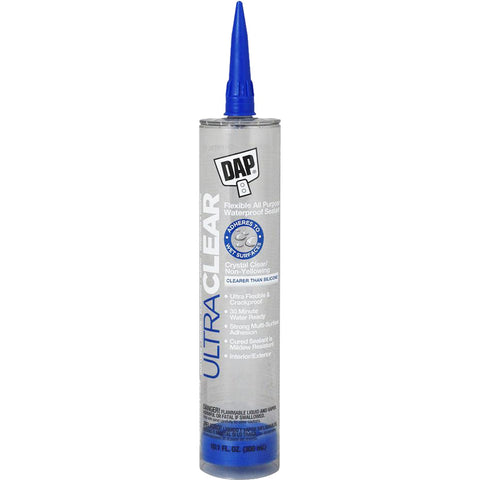 DAP 18388 10.1oz Ultra Clear All Purpose Flexible Sealant-12PK LANC-368995