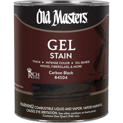 Old Masters 84504 qt Carbon Black Gel Stain-1PK