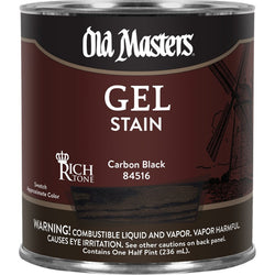 Old Masters 84516 1/2pt Carbon Black Gel Stain-1PK