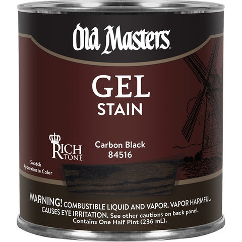 Old Masters 84516 1/2pt Carbon Black Gel Stain-1PK LANC-369450