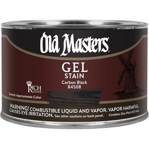 Old Masters 84508 pt Carbon Black Gel Stain-1PK LANC-369452