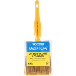 Wooster 1123 3 Amber Fong Brown China Bristle Paint Brush-1PK