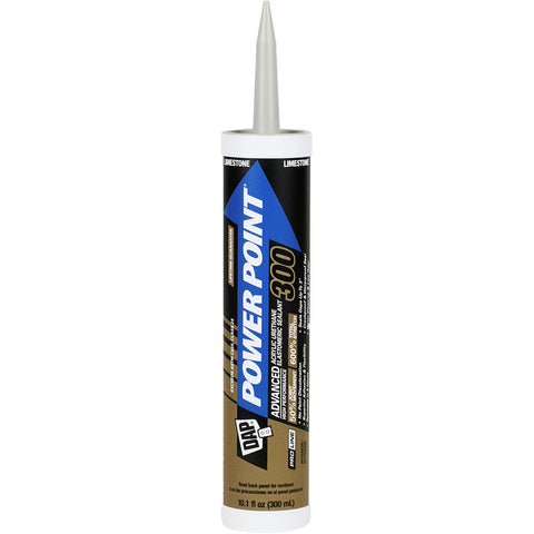 DAP 18938 10oz Limestone Power Point 300 Acrylic Urethane Elastomeric Sealant-12PK LANC-372517