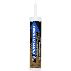 DAP 18934 10oz White Power Point 300 Acrylic Urethane Elastomeric Sealant-12PK LANC-372518