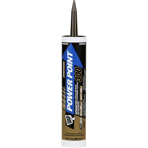 DAP 18945 10oz Bronze Power Point 300 Acrylic Urethane Elastomeric Sealant-12PK LANC-372530