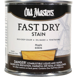 Old Masters 60616 1/2pt Maple Fast Dry Stain-1PK LANC-372625