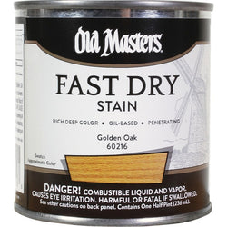Old Masters 60216 1/2pt Fast Dry Stain Golden Oak-1PK LANC-372626