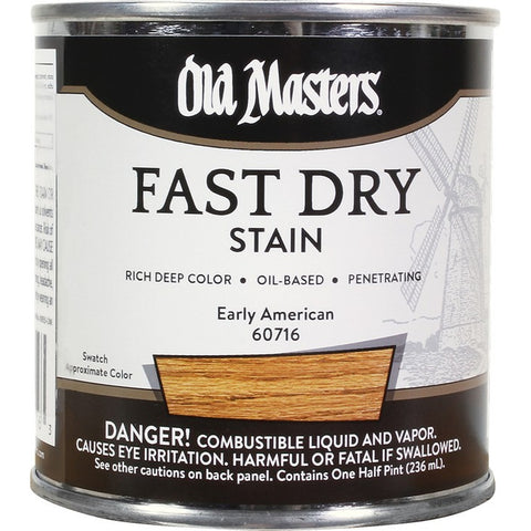 Old Masters 60716 1/2pt Fast Dry Stain Early American-1PK LANC-372631