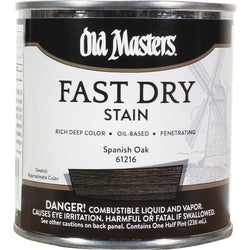 Old Masters 61216 1/2pt Fast Dry Stain Spanish Oak-1PK LANC-372632