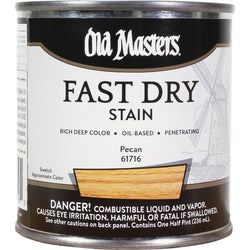 Old Masters 61716 1/2pt Fast Dry Stain Pecan-1PK LANC-372633