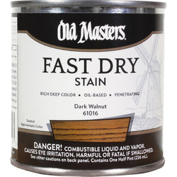 Old Masters 61016 1/2pt Fast Dry Stain Dark Walnut-1PK LANC-372634