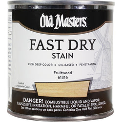 Old Masters 61316 1/2pt Fast Dry Stain Fruitwood-1PK LANC-372638