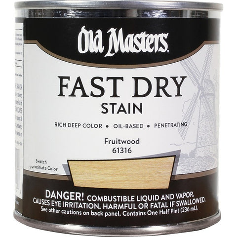 Old Masters 61316 1/2pt Fast Dry Stain Fruitwood-1PK LANC-372638