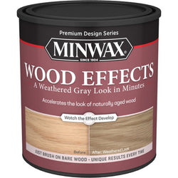 Minwax 40214 qt Weathered Gray Semi-Transparent Wood Effects-1PK LANC-373134
