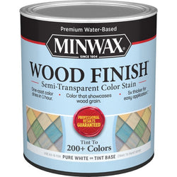 Minwax 11710 qt Tint Base Wood Finish Water-Based Semi-Transparent Color Stain-1PK LANC-373138