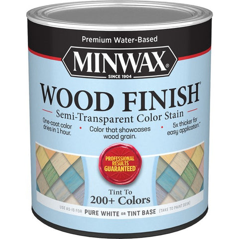 Minwax 11710 qt Tint Base Wood Finish Water-Based Semi-Transparent Color Stain-1PK LANC-373138