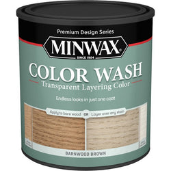 Minwax 40114 qt Barnwood Brown Color Wash Transparent Layering Color-1PK LANC-373143