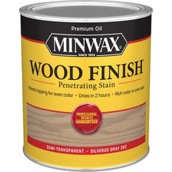 Minwax 70102 qt Silvered Grey 282 Semi-Transparent Stain-1PK LANC-373151
