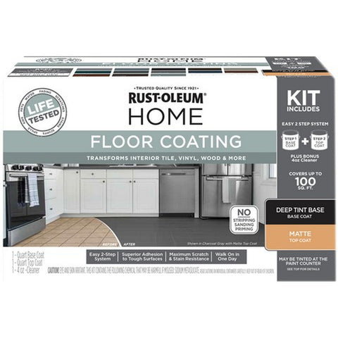Rust-Oleum 360100 HOME Deep Tint Matte Floor Paint Kit-1PK LANC-373246