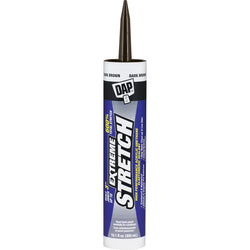 DAP 18708 10.1oz  Dark Brown Extreme Stretch Acrylic Urethane Premium Elastomeric Sealant-12PK LANC-373329