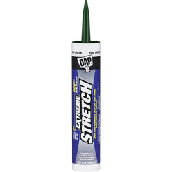 DAP 18709 10.1oz Pine Green Extreme Stretch Acrylic Urethane Premium Elastomeric Sealant 12/pk LANC-373334