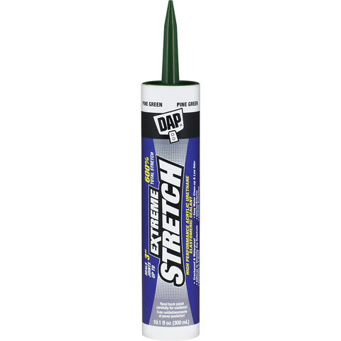 DAP 18709 10.1oz Pine Green Extreme Stretch Acrylic Urethane Premium Elastomeric Sealant 12/pk LANC-373334