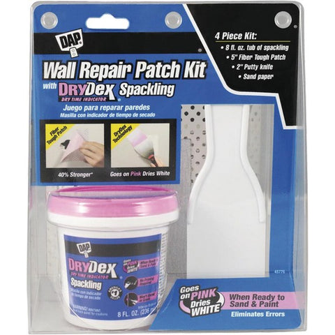 DAP 12345 Wall Repair Patch Kit w/Drydex Spackling-1PK LANC-373335
