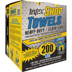 Intex NW-00254-200 Blue Cloth-Like Shop Towels 200ct-1PK LANC-376586