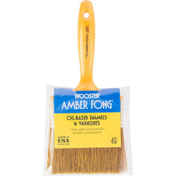 Wooster 1123 4 Amber Fong Brown China Bristle Paint Brush-1PK