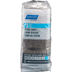 Norton 68118 Steel Wool 3 Coarse (12pk) LANC-378554