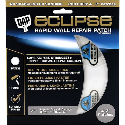 DAP 09161 2 Eclipse Rapid Wall Repair Patch (4pk) LANC-378622