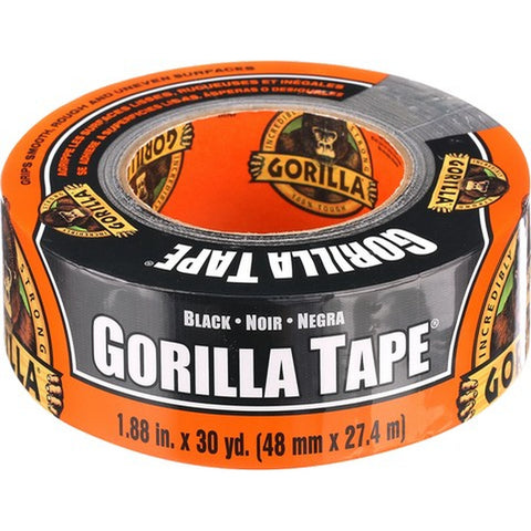 Gorilla Glue 105629 1.88 x 30yd (48mm x 27m) Black Gorilla Tape-1PK LANC-384423