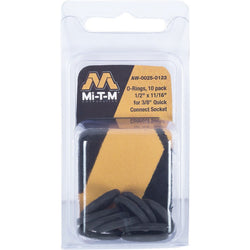 Mi-T-M AW-0025-0123 1/2 x 11/19 Pressure Washer O-Ring Kit for 3/8 Quick Connect (10pk) LANC-384544