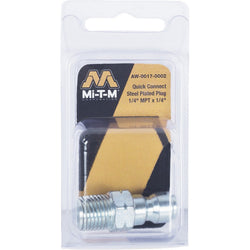 Mi-T-M AW-0017-0002 1/4 Male x 1/4 Nipple Plug - Packaged-1PK LANC-384568