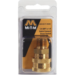 MITM AW-0017-0028 1/4 QD Socket (M) Packaged-1PK LANC-384571