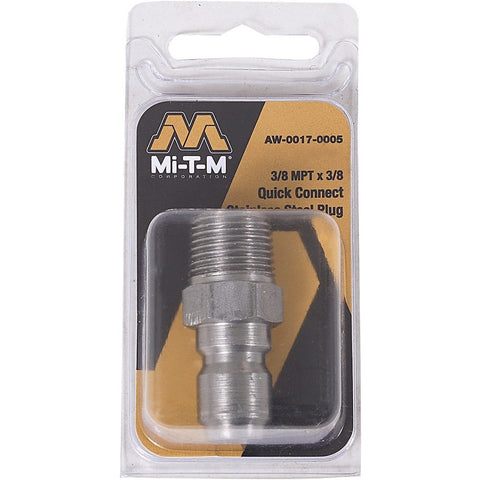 MITM AW-0017-0005 3/8 QD Nipple Plug (M) Packaged-1PK LANC-384572