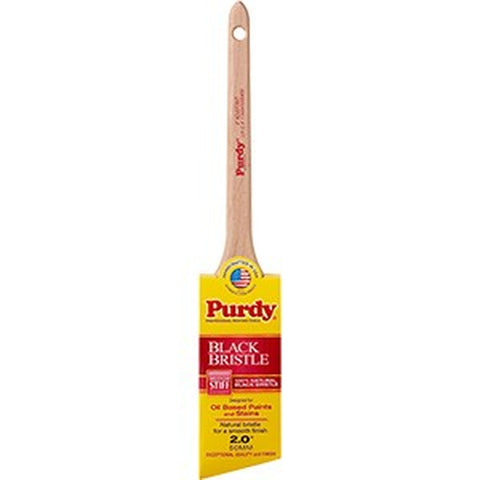 Purdy 144024020 2 100% Natural Black Bristle Med Stiff Adjutant Angular Paint Brush-1PK LANC-3982