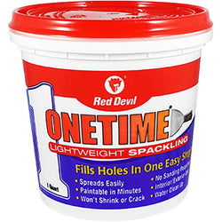 Red Devil 0544 qt Onetime Lightweight Spackling-1PK LANC-3990