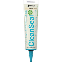 Sashco 11071 Almond 6 oz CleanSeal Active Enzyme Kitchen & Bath Caulk squeeze tube-1PK LANC-424433