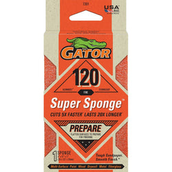 Gator 7301 120 Grit 3 x 5 x 1 Super Sponge Prepare-1PK LANC-441119