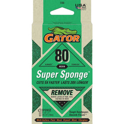 Gator 7300 80 Grit 3 x 5 x 1 Super Sponge Remove-1PK LANC-441125