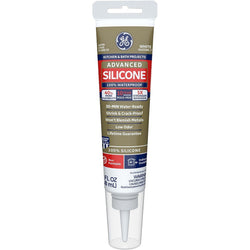 GE 2812566 2.8oz White Advanced Silicone Kitchen & Bath Sealant-1PK LANC-441790