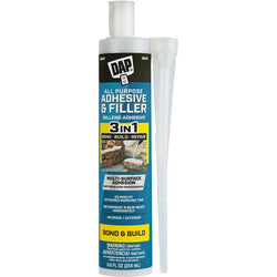 DAP 28000 8.6oz Gray All Purpose Adhesive & Filler-6PK LANC-442588